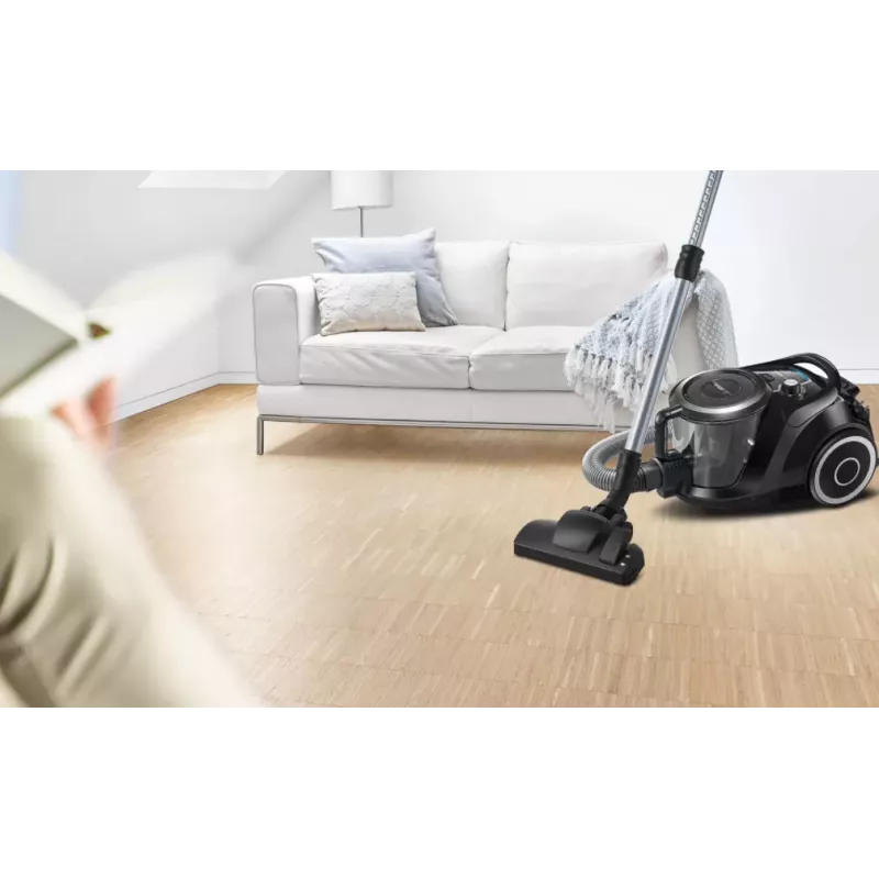 Odkurzacz Bosch Serie 6 BGC41XSIL, 2,4 l, cylinder, suchy, 700 W, bezworkowy