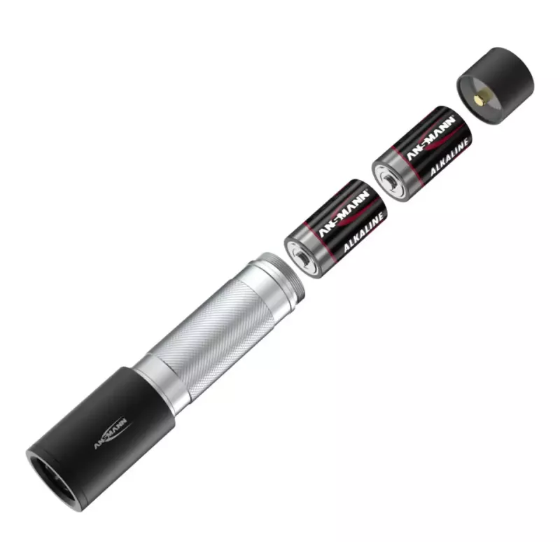 Uniwersalna latarka Ansmann Daily Use 300B Czarna Srebrna LED 5W IPX4