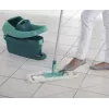 Wiadro z systemem wyciskającym Leifheit 55076 — ergonomiczna wyciskarka, duża pojemność, zielony
