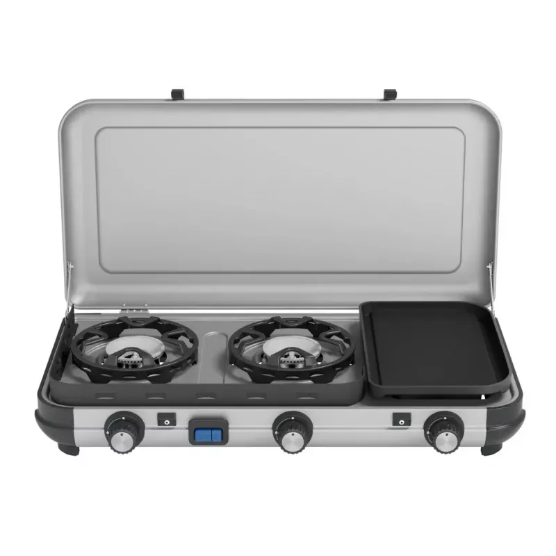 Kuchenka na paliwo ciekłe Campingaz 2 MULTI COOK, 2 strefy gotowania, sterowanie ręczne