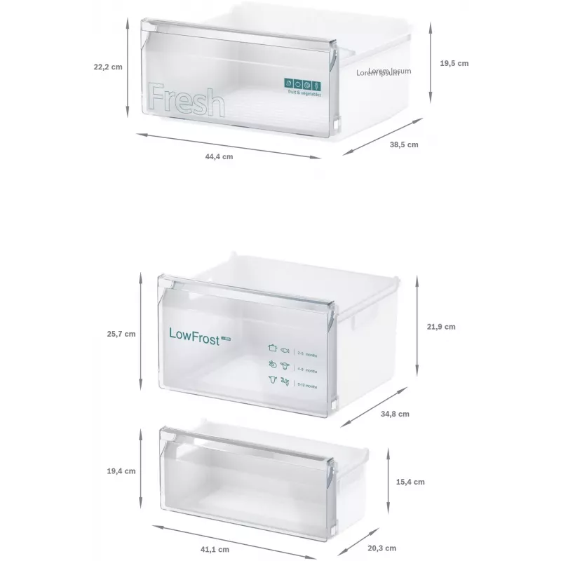 Siemens iQ100 KI87VNSE0 lodówko-zamrażarka do zabudowy 270 L Biała