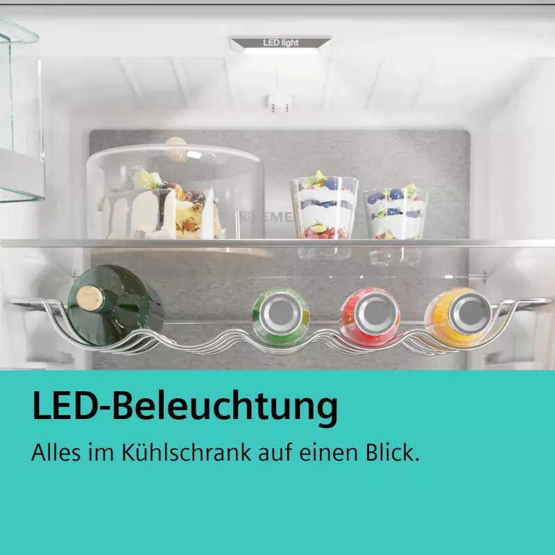 Siemens iQ100 KI87VNSE0 lodówko-zamrażarka do zabudowy 270 L Biała
