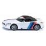 Model samochodu sportowego Siku BMW Z4 M40i, wstępnie zmontowany, skala 1:50, dł. 40 mm × szer. 87 mm × wys. 29 mm