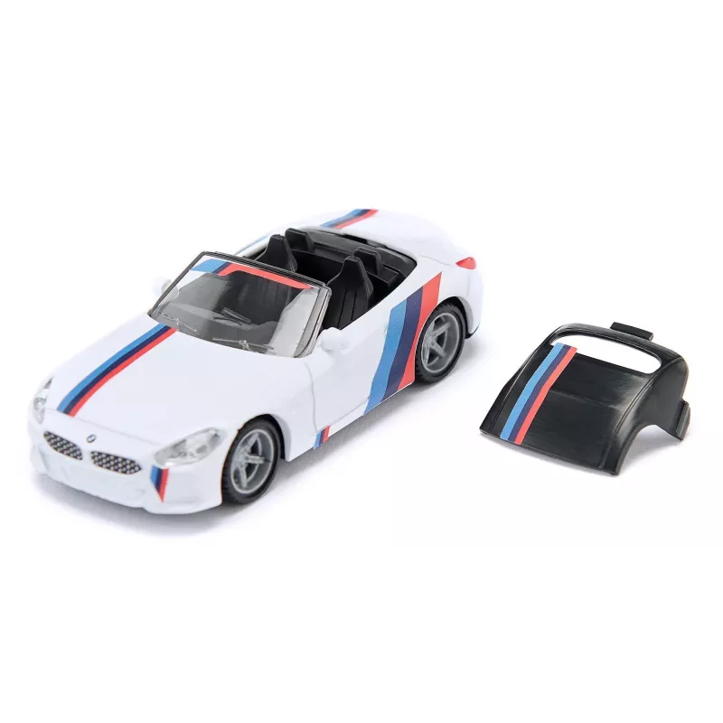 Model samochodu sportowego Siku BMW Z4 M40i, wstępnie zmontowany, skala 1:50, dł. 40 mm × szer. 87 mm × wys. 29 mm