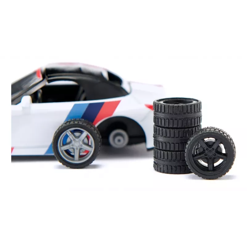 Model samochodu sportowego Siku BMW Z4 M40i, wstępnie zmontowany, skala 1:50, dł. 40 mm × szer. 87 mm × wys. 29 mm