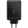 Goobay 65555 Ładowarka Wewnętrzna AC Szybkie Ładowanie Laptop Smartfon Czarny