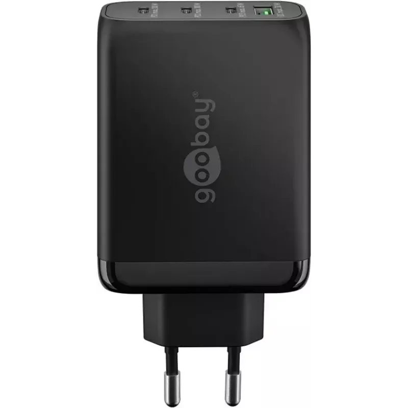 Goobay 65555 Ładowarka Wewnętrzna AC Szybkie Ładowanie Laptop Smartfon Czarny