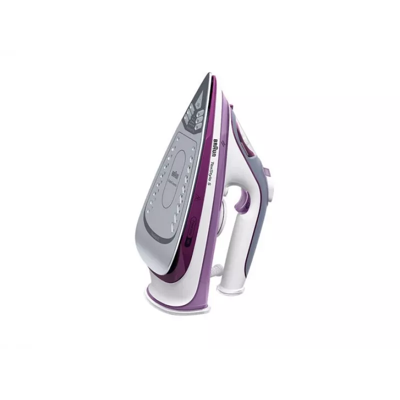 Braun TexStyle 5 SI 5037 VI Żelazko parowe Stopa ceramiczna 2700 W Fioletowy