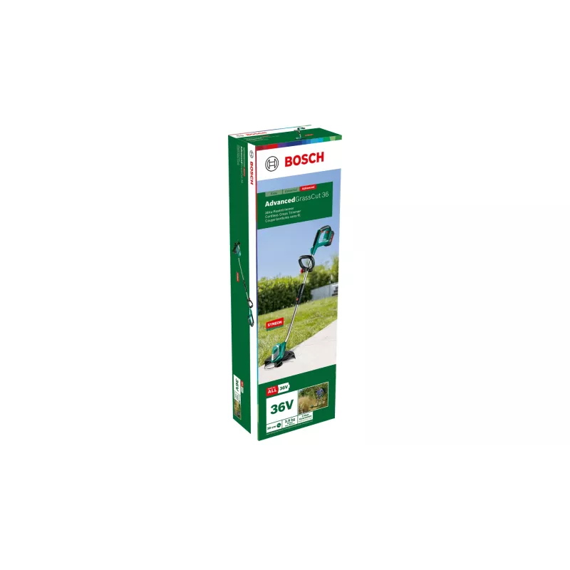 Bosch AdvancedGrassCut 36 30 cm Bateria Czarny, Zielony