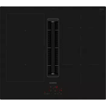 Płyta indukcyjna Siemens iQ300 ED611BS16E Czarna Do zabudowy 60 cm 4 strefy Z wbudowanym okapem