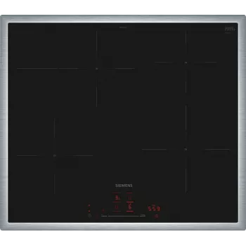 Siemens iQ300 EH645HFB1E hob Czarny Built-in 60 cm Zone induction hob 4 zone(s)