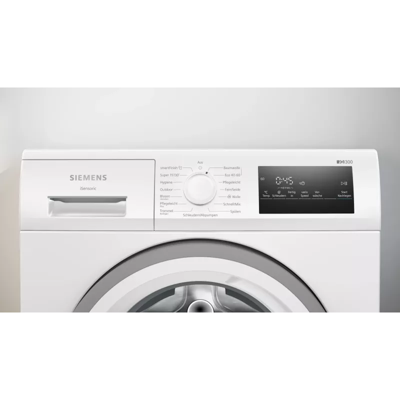 Siemens iQ300 WM14N127 pralka ładowana od przodu 8 kg 1400 obr./min Biała