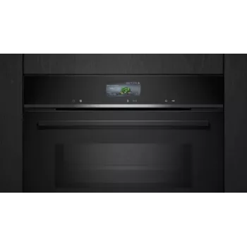 Piekarnik Siemens iQ700 CM776GKB1 45 L 900 W Czarny, Stal nierdzewna