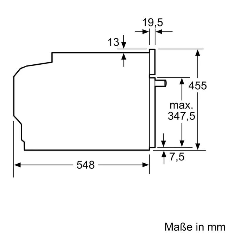 Piekarnik Siemens iQ700 CM776GKB1 45 L 900 W Czarny, Stal nierdzewna