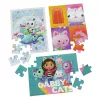 Gry Gabby’s Dollhouse, 3 drewniane puzzle 24-elementowe z drewnianym pudełkiem do przechowywania, puzzle dla dzieci, dla przedszkolaków w wieku 3+