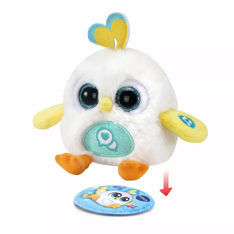 Pluszowa zabawka VTech Lolibirds Oscar — interaktywny ptaszek z dźwiękami i podświetleniem