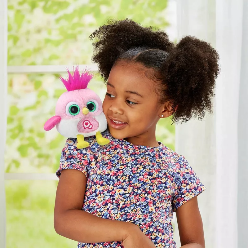 Interaktywny mówiący pluszowy ptak VTech Lolibirds Momo — zasilany bateriami zabawka edukacyjna