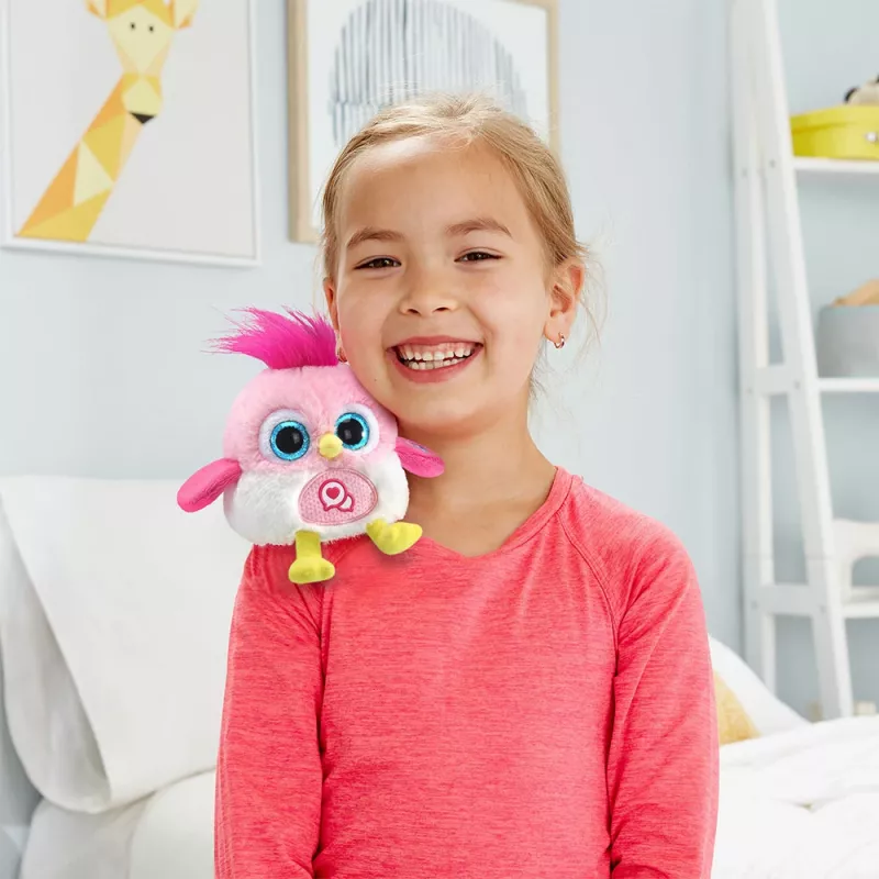 Interaktywny mówiący pluszowy ptak VTech Lolibirds Momo — zasilany bateriami zabawka edukacyjna