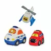 Zestaw zabawkowy VTech Tut Tut Baby Flitzer Posterunek Policji 80-569904 z interaktywnymi funkcjami i pojazdami