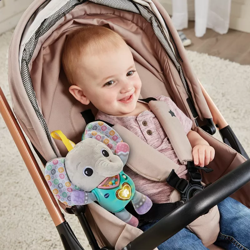 Figurka zabawkowa VTech Melody Elephant 80-566704 — edukacyjna zabawka dźwiękowa z kolorowym wyglądem