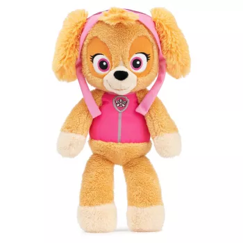 PAW Patrol GUND Oficjalna Maskotka Skye Take Along Buddy, Pluszowa Zabawka Premium dla Dzieci od 1 Roku Życia, Różowa/Brązowa, 33 cm