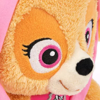 PAW Patrol GUND Oficjalna Maskotka Skye Take Along Buddy, Pluszowa Zabawka Premium dla Dzieci od 1 Roku Życia, Różowa/Brązowa, 33 cm