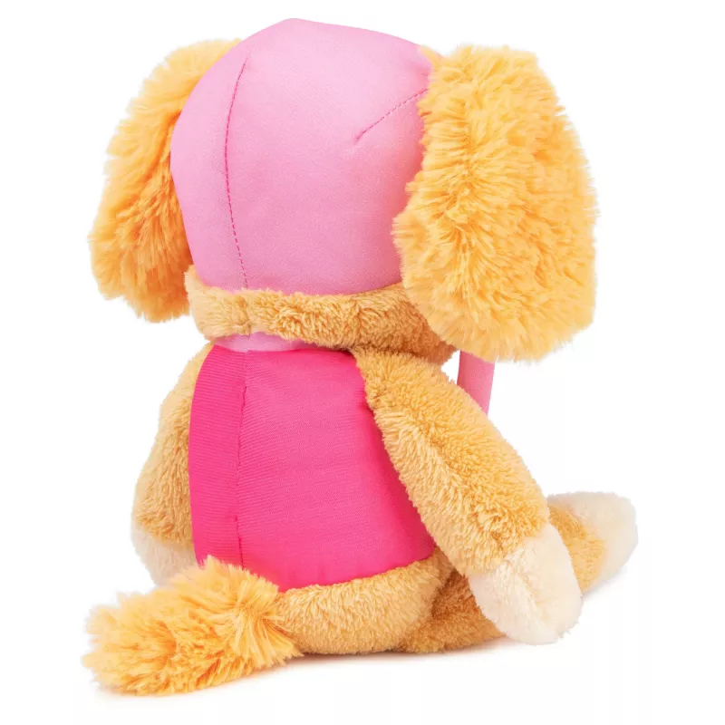 PAW Patrol GUND Oficjalna Maskotka Skye Take Along Buddy, Pluszowa Zabawka Premium dla Dzieci od 1 Roku Życia, Różowa/Brązowa, 33 cm