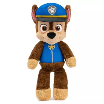 PAW Patrol GUND Oficjalny Chase Take Along Pluszowa Zabawka, Pluszak Najwyższej Jakości dla Dzieci od 1 Roku Życia, Niebieski/Brązowy, 13