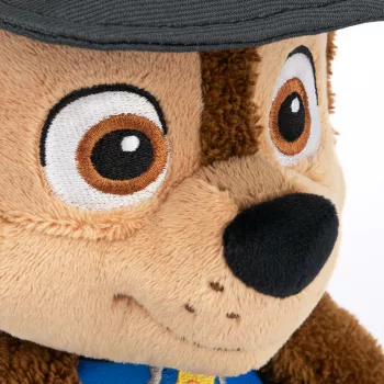PAW Patrol GUND Oficjalny Chase Take Along Pluszowa Zabawka, Pluszak Najwyższej Jakości dla Dzieci od 1 Roku Życia, Niebieski/Brązowy, 13