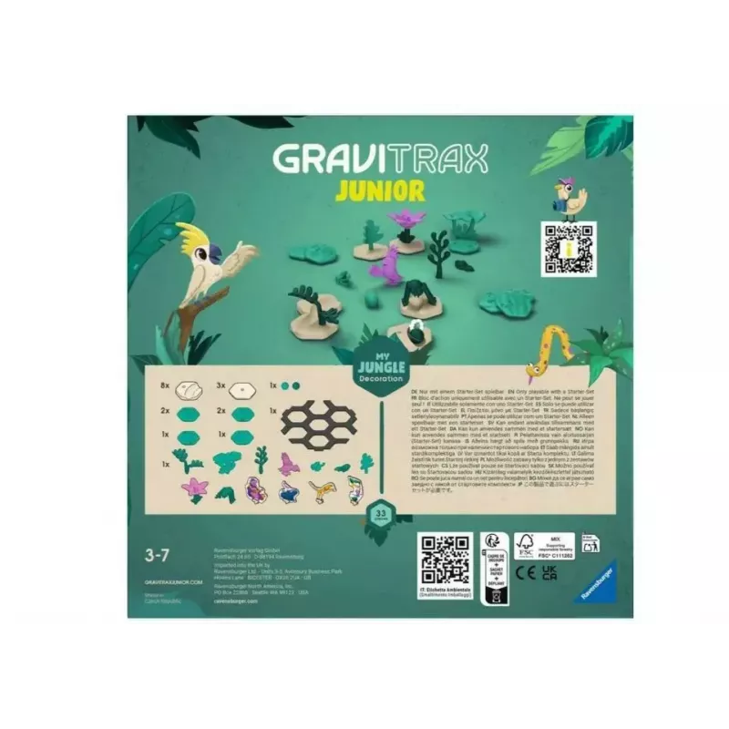 Gra Ravensburger GraviTrax Junior (model 23747) — dla dzieci od 3 lat