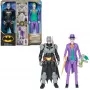 DC Comics, Batman Adventures, zestaw figurek Batman vs The Joker, 2 figurki, 12 akcesoriów zbroi, 12-calowa zabawka superbohatera dla chłopców i dziewczynek