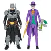 DC Comics, Batman Adventures, zestaw figurek Batman vs The Joker, 2 figurki, 12 akcesoriów zbroi, 12-calowa zabawka superbohatera dla chłopców i dziewczynek