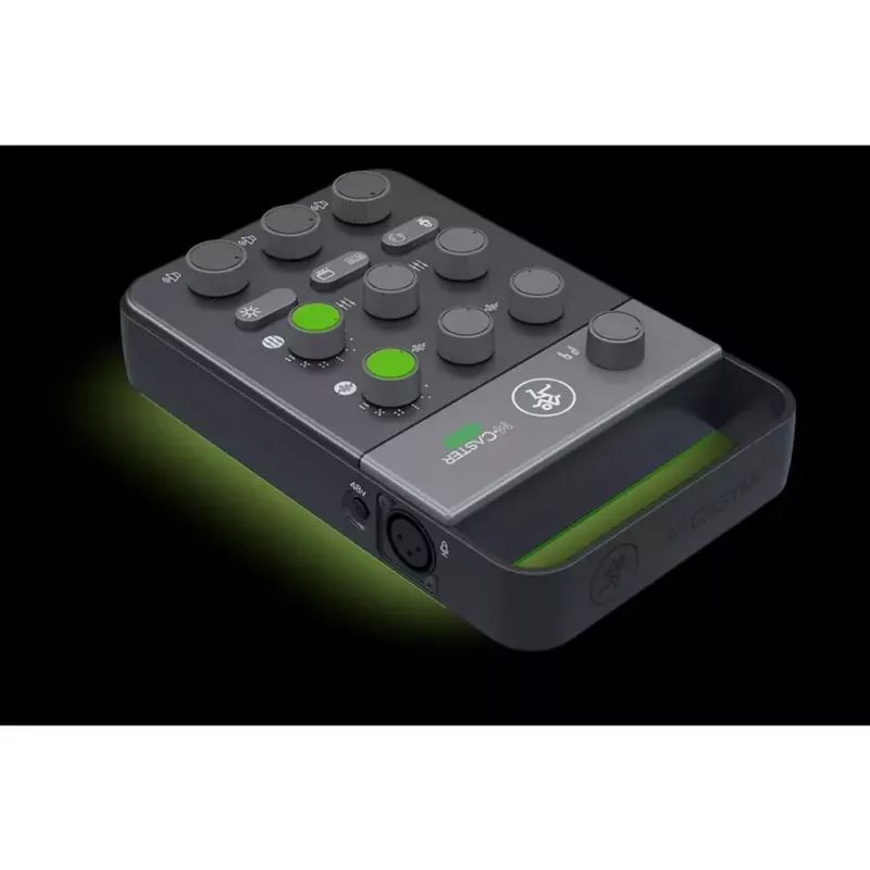 Mikser Mackie MixCaster Live przenośny 8-kanałowy USB – kompaktowa konsola mikserska na żywo z wbudowanym interfejsem USB