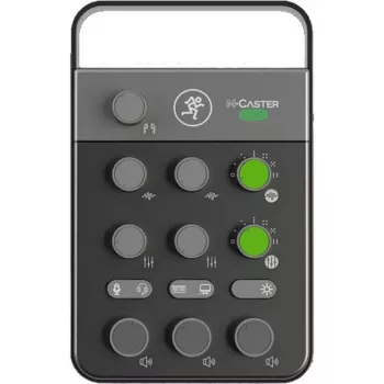 Mikser Mackie MixCaster Live przenośny 8-kanałowy USB – kompaktowa konsola mikserska na żywo z wbudowanym interfejsem USB
