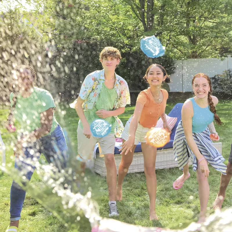 Nerf Super Soaker Better Than Balloons zabawki wodne, łatwe sprzątanie w 1 kawałku, 108 kapsułek, wiele sposobów na zabawę, wodne szaleństwa w ogrodzie, prezenty dla dzieci, wiek 3+