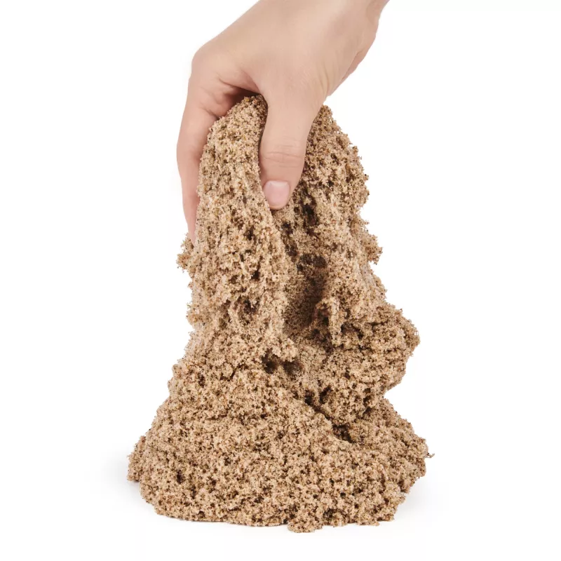 Kinetic Sand, 11 funtów (5 kg) naturalnie brązowy piasek do zabawy do prac plastycznych i rękodzieła, piaskownicy, ekskluzywny Amazon (opakowanie może się różnić), formowalne zabawki sensoryczne dla dzieci od 3 lat