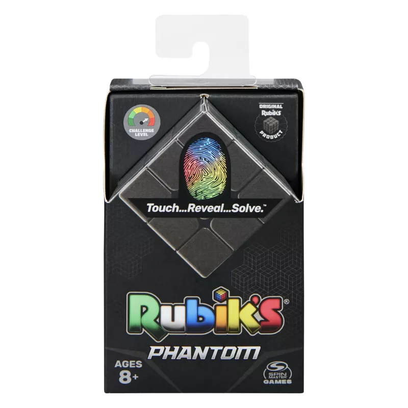 Rubik’s Phantom, kostka 3x3 zaawansowana technologia trudna układanka 3D gra podróżna odstresowująca zabawka fidget kostka aktywności, dla dorosłych i dzieci od 8 lat