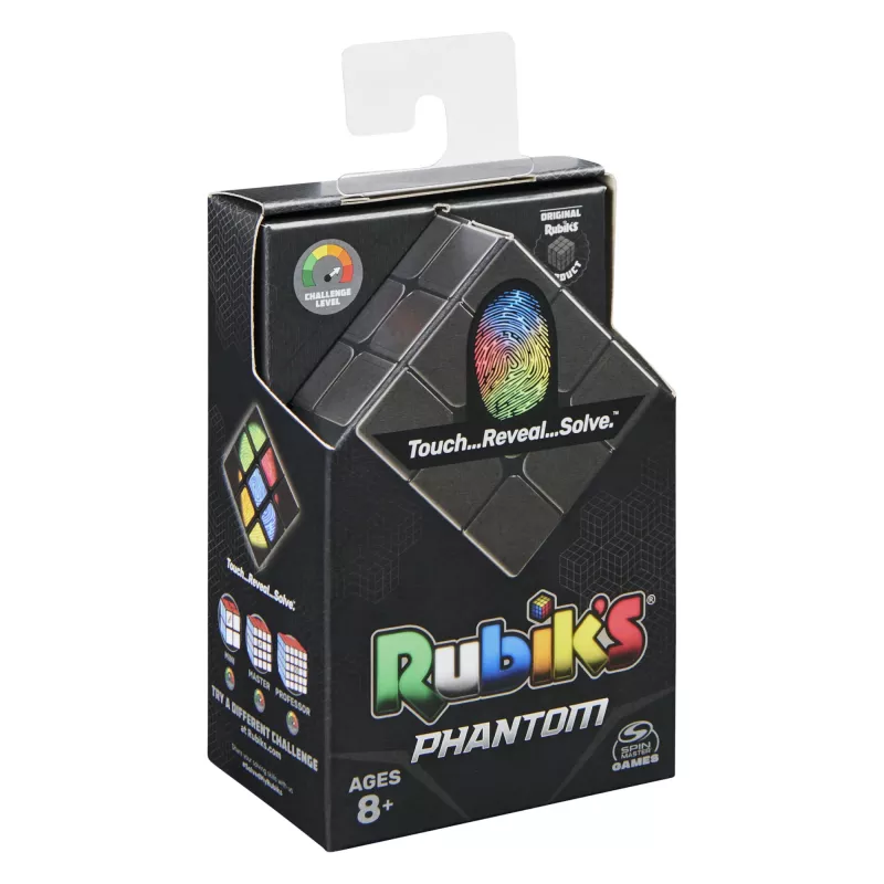 Rubik’s Phantom, kostka 3x3 zaawansowana technologia trudna układanka 3D gra podróżna odstresowująca zabawka fidget kostka aktywności, dla dorosłych i dzieci od 8 lat