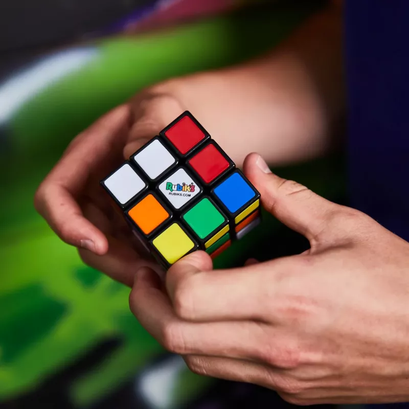 Kostka logiczna 3x3 Rubik's Cube od Spin Master — oryginalna 3x3, zalecany wiek 8+