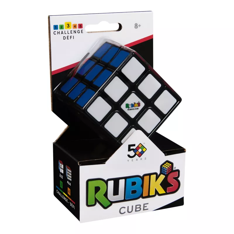 Kostka logiczna 3x3 Rubik's Cube od Spin Master — oryginalna 3x3, zalecany wiek 8+