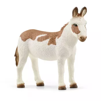 Schleich Amerykański Cętkowany Osiołek Brązowo-Biały 13961