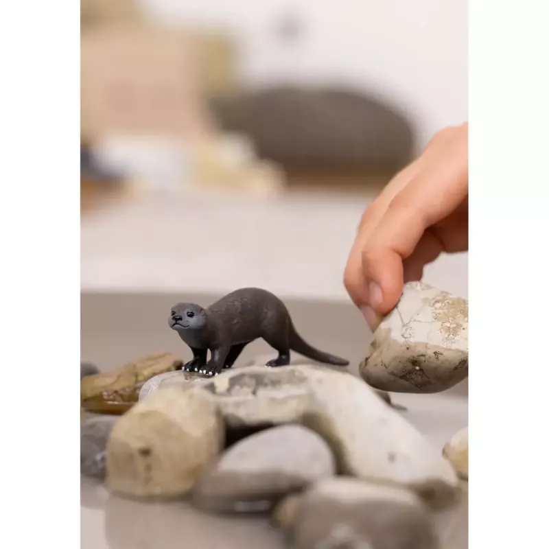 Figurka Schleich Wydra model 14865, brązowa, kolekcjonerska figurka Schleich WILD LIFE