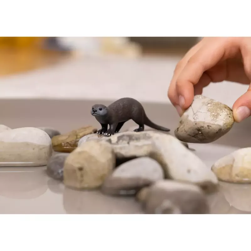Figurka Schleich Wydra model 14865, brązowa, kolekcjonerska figurka Schleich WILD LIFE
