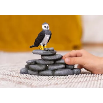 schleich WILD LIFE Harpia, 3 lata, Las, Dzikie zwierzęta / zabawki przygodowe, Czarny, Biały, Żółty, Plastik
