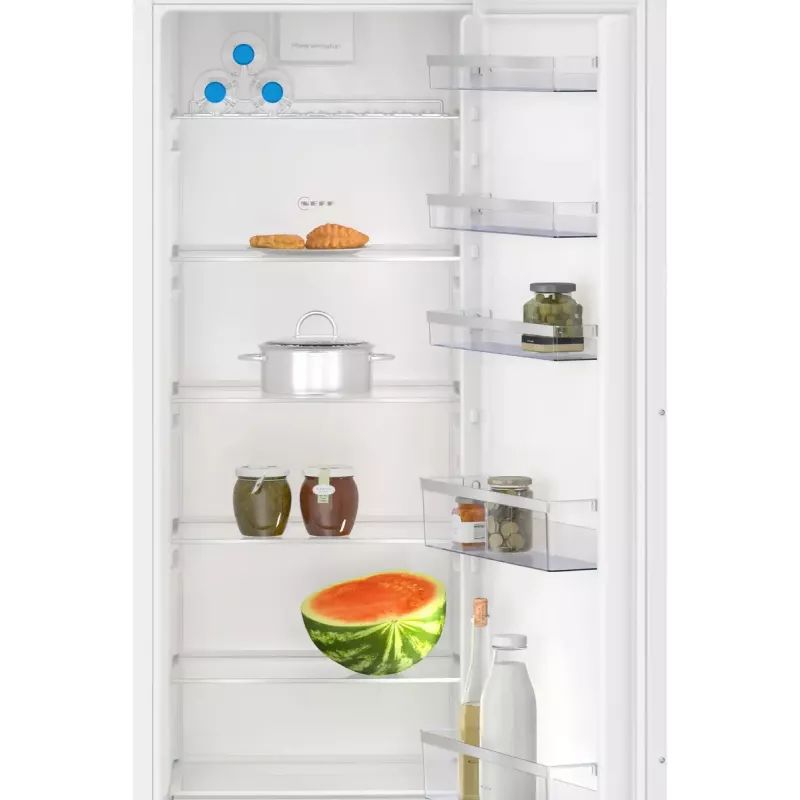 Lodówka do zabudowy NEFF KI1812FE0 — 310 L pojemności netto, lampa LED, zawias prawy, klasa energetyczna E