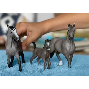 schleich HORSE CLUB Ogier Selle Français, 5 lat, Konie, Szary, Plastik