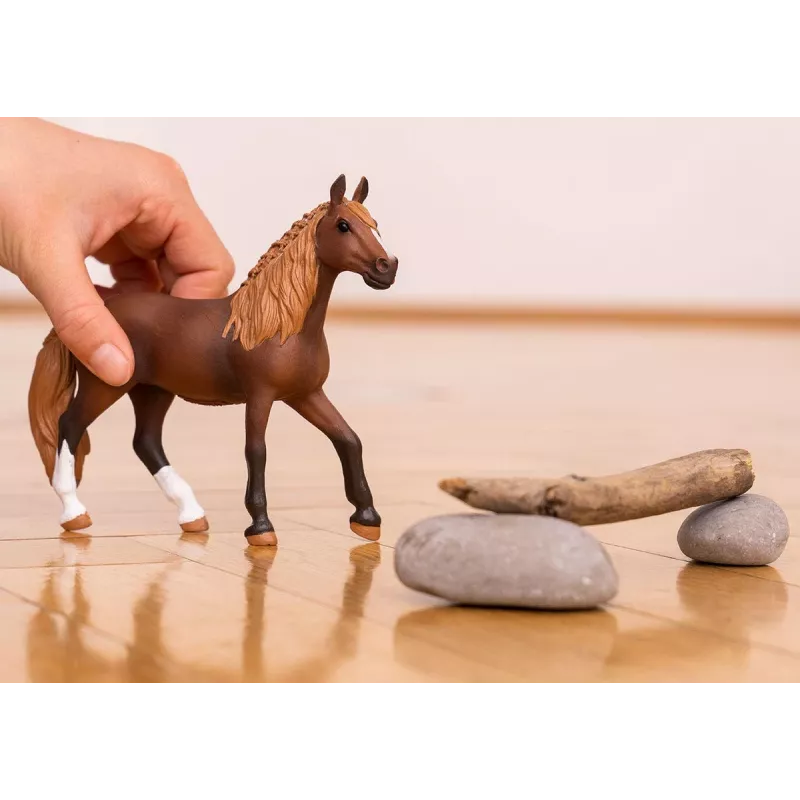 schleich HORSE CLUB Klacz peruwiańska paso, 5 lat, Konie, Brązowy, Biały, Plastik