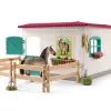 schleich HORSE CLUB Przedłużenie Siodlarni, Stajnia dla Koni, Konie, 5 lat, Wielokolorowy, Plastik