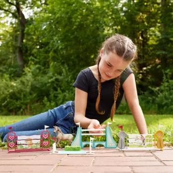 Ogrodzenie do figurek Schleich HORSE CLUB 42612 Wielokolorowe