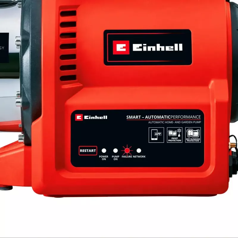 Pompa wodna EINHELL GE‑AW 1144 SMART — 1100 W, sterowanie aplikacją, nawadnianie ogrodu i przesyłanie wody